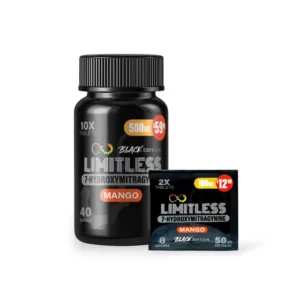 Limitless Black Edition 7-Hydroxymitragynine Tablets Mango 50mg Per Tablet