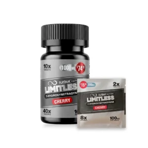 Limitless Platinum 7-Hydroxymitragynine Cherry Tablets 100mg