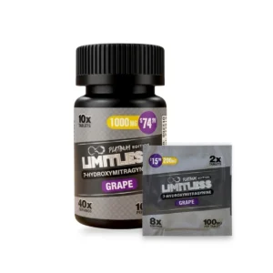 Limitless Platinum 7-Hydroxymitragynine Grape Tablets 100mg