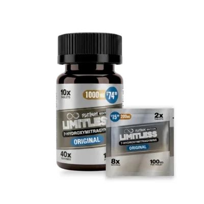 Limitless Platinum 7-Hydroxymitragynine Original Tablets 100mg