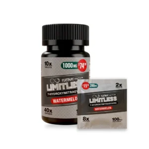 Limitless Platinum 7-Hydroxymitragynine Watermelon Tablets 100mg